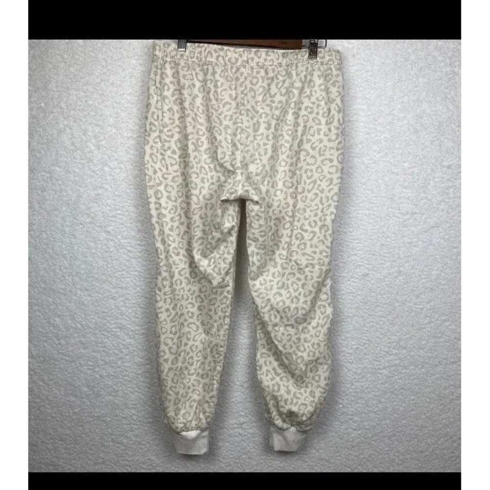 Old Navy Womens Snow Leopard Pajamas (3 Piece) Size XS/S Cotton Blend Comfy Cozy - Picture 7 of 10